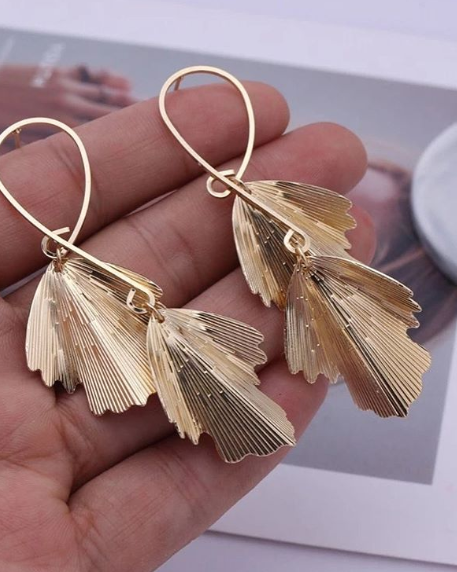 Jessica Gold Dangle Earrings