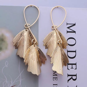 Jessica Gold Dangle Earrings