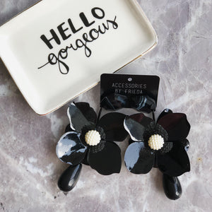 Rachelle Flower Drop Earring Collection